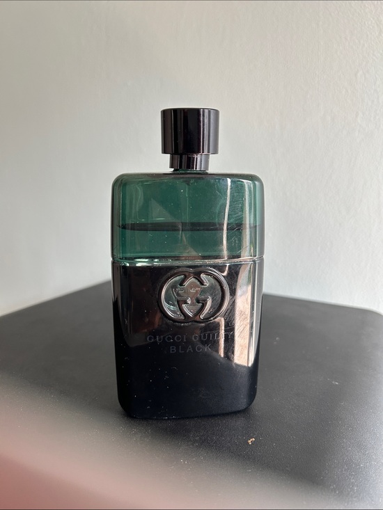 Gucci Other - Gucci Black Eau de Toilette Bottle - Green and Black